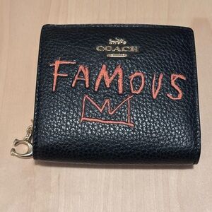 Coach x Jean Michel Basquiat Card & Coin Wallet